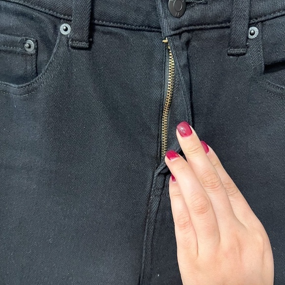 PISTOLA Teagan High Rise Vented Straight Black Sz 25 - Picture 6 of 7